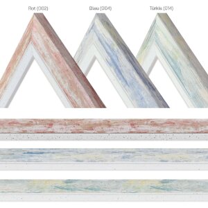 Marco de fotos MendeFrames H490 en múltiples tamaños, colores pastel y tipos de vidrio