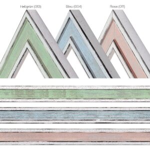 MendeFrames H460 Marco de Fotos Vintage Madera Maciza Pastel 10x10 hasta 50x75 cm