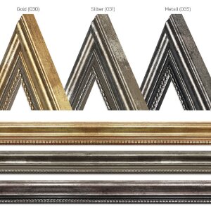 Marco de fotos MendeFrames H450 Antik plata 50x65 cm Antirreflejos