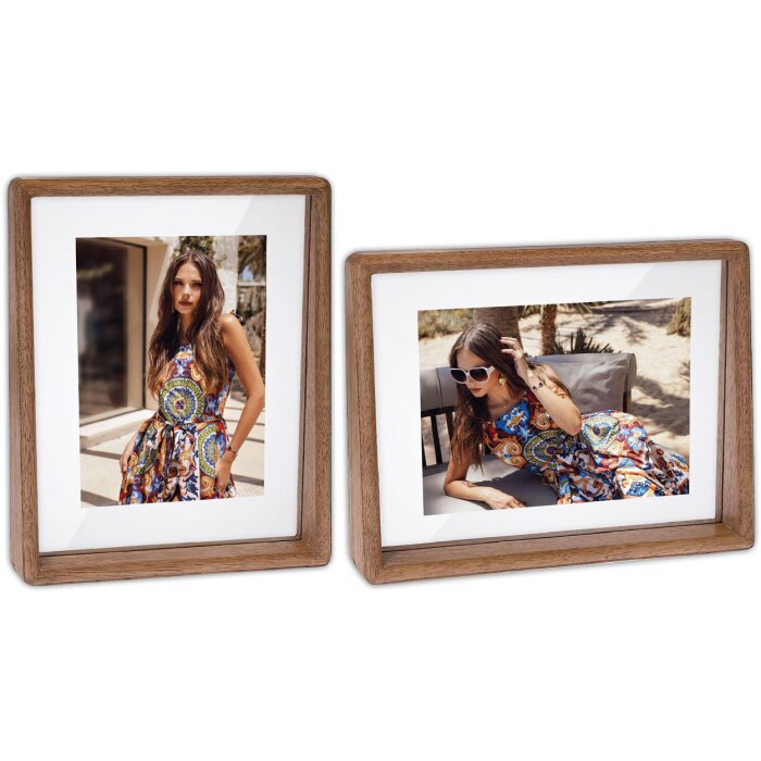 Marco de fotos ZEP Clichy marrón seleccionable 13x18 cm o 15x20 cm