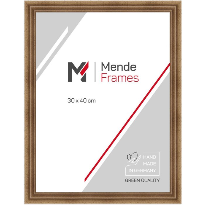 MendeFrames Marco de Fotos H410 Landhaus roble 21x29,7 cm Cristal Antirreflejos