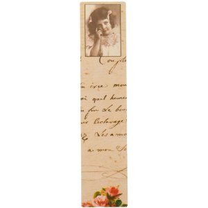 Punto de libro RETRATO ANTIGUO 16x3,5 cm