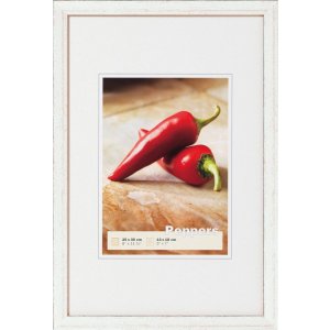 Marco de madera Walther PEPPERS 20x30 cm plata