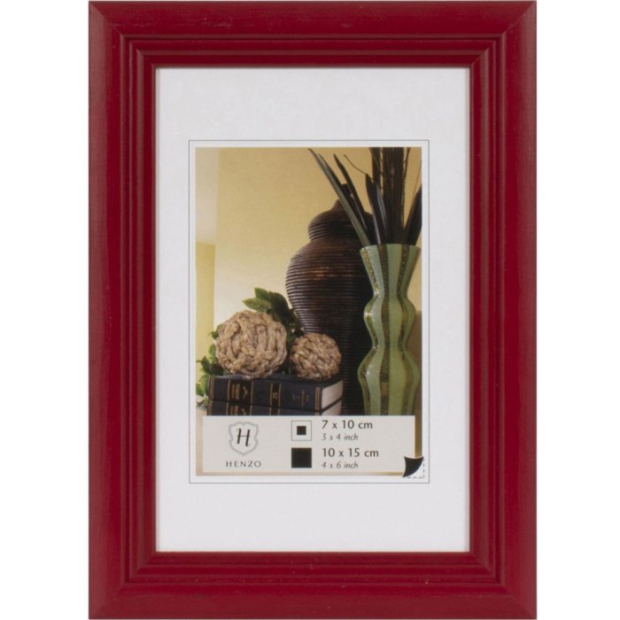 Marco Artos Madera 10x15 cm Henzo - rojo