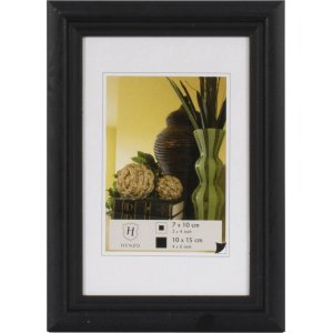 Marco de madera 10x15 cm Artos - negro