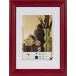Henzo Marco de madera Artos 13x18 cm rojo