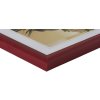 Henzo Marco de madera Artos 13x18 cm rojo