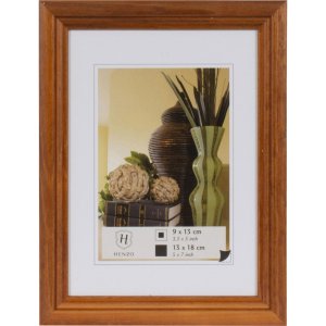Henzo Marco de madera Artos marrón oscuro 13x18 cm