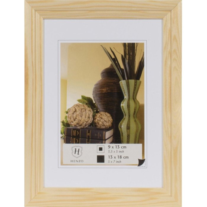 Marco de madera Henzo Artos 13x18 cm natural