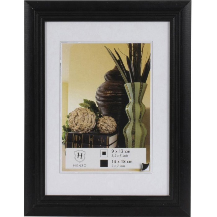 Marco Artos 13x18 madera - negro