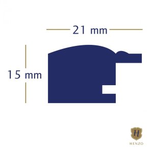 Marco Artos 13x18 madera - negro