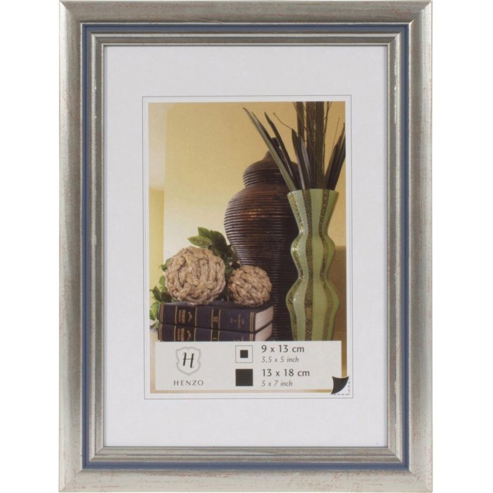 Henzo Marco de madera Artos 13x18 cm plata