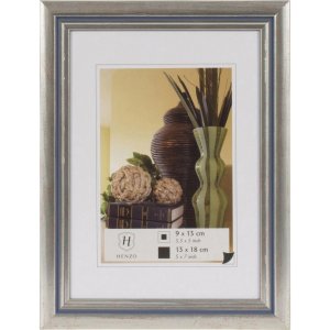 Henzo Marco de madera Artos 13x18 cm plata