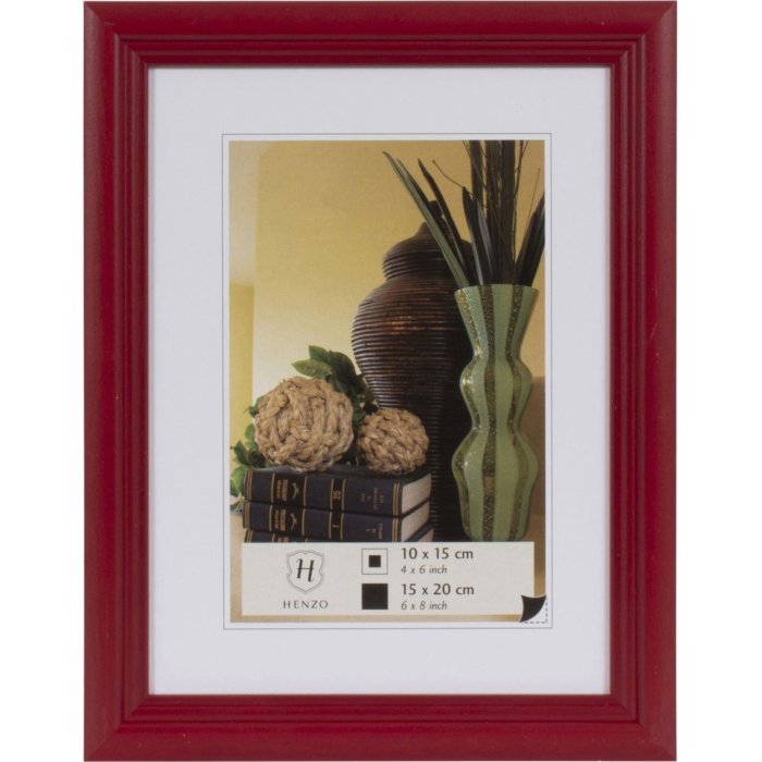 Marco de madera Artos 15x20 Henzo - rojo