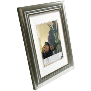 Henzo Marco de madera Artos 15x20 cm plata