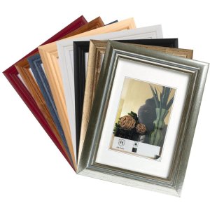 Henzo Marco de madera Artos 15x20 cm plata