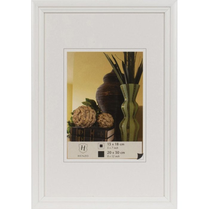 Henzo Marco de madera Artos 20x30 cm blanco