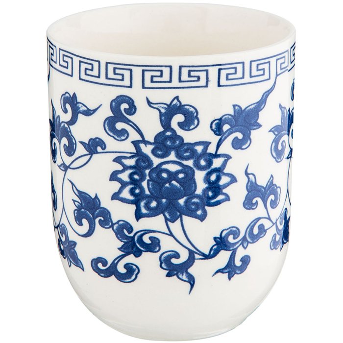 Taza de cerámica azul 8 cm