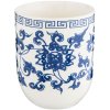 Taza de cerámica azul 8 cm