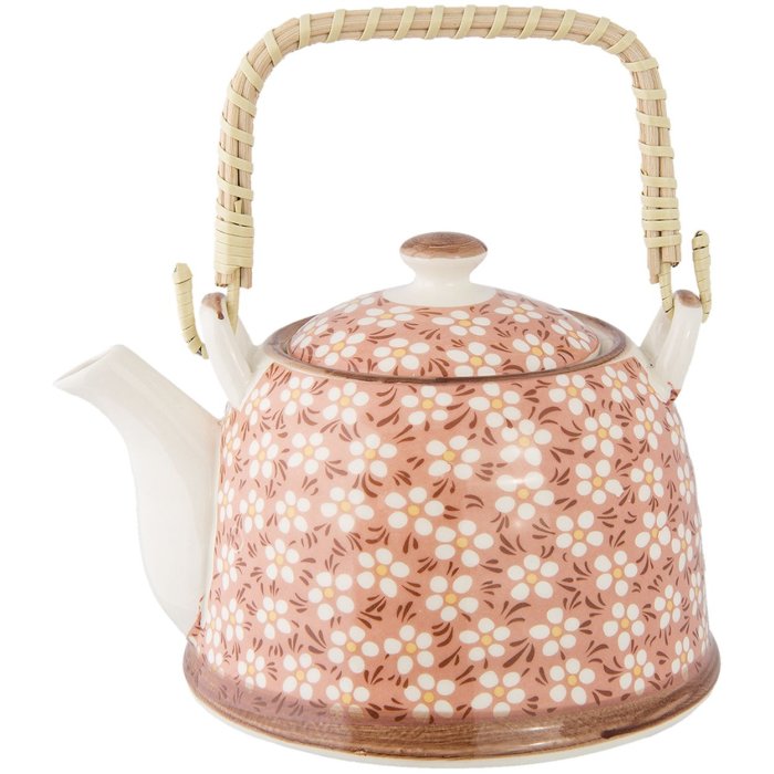 Tetera Ø 14x14 cm Cerámica rosa