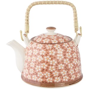 Tetera Ø 14x14 cm Cerámica rosa
