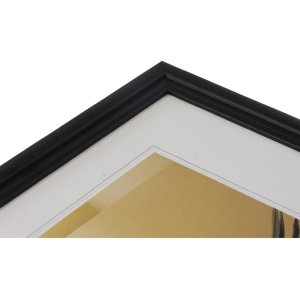 Henzo marco de madera Artos 21x30 cm negro DIN A4 marco de documento