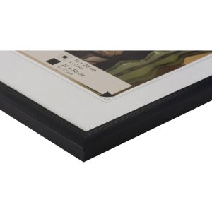 Henzo marco de madera Artos 21x30 cm negro DIN A4 marco de documento