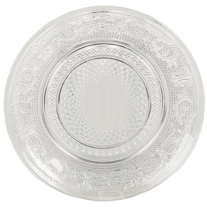 Plato de vidrio Clayre & Eef 6GL0221 Ø 15 cm