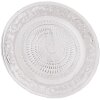 Clayre & Eef 6GL0224 Plato Llano Ø 25 cm Cristal Rotondo