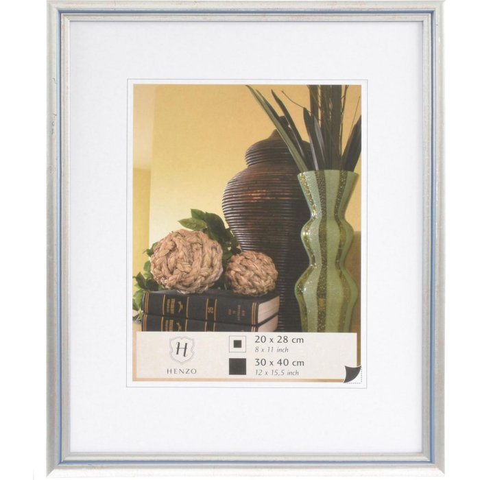 Henzo Marco de madera Artos 30x40 cm plata