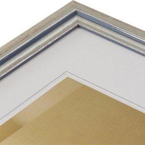 Marco de madera Henzo Artos 30x45 cm plata