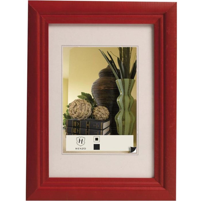 Henzo Marco de madera Artos 40x50 cm rojo