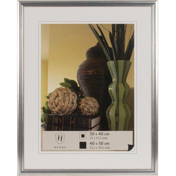 Marco madera 40x50 cm Artos - plata