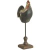 Clayre & Eef Decoración Figura Gallo 34 cm
