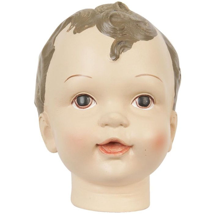 Muñeca Cabeza Niño 12x10x13 cm