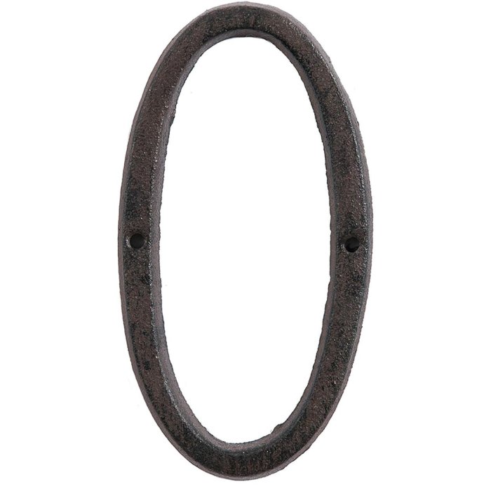 Clayre & Eef 6Y0264-0 Número 0 15 cm Marrón Metal