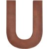 Letra U 20 cm letra única