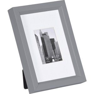 Marco de plástico 10x15 cm METALLICA - plata