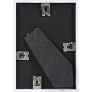 Marco de plástico 10x15 cm METALLICA - plata