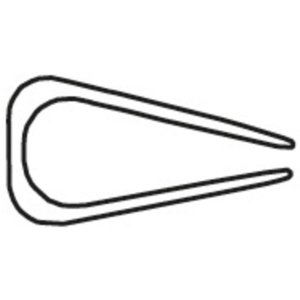 Clip rail Serodo 25 unidades para 30 hojas A4 marfil