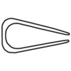Clip rail Serodo 25 unidades para 30 hojas A4 marfil