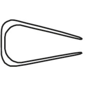 Carril terminal Serodo 25 piezas 6mm negro