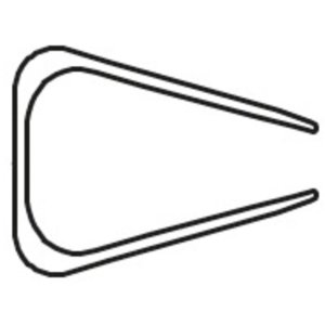 Carril de sujeción Serodo 25 piezas 12mm negro
