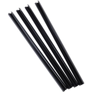 Riel de sujeción Serodo 20 piezas 15mm negro