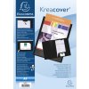 Carpeta de presentación de PP Krea Cover, para formato DIN A4 Negro
