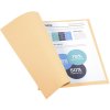 Paquete de 100 fundas para archivadores de cartón reciclado 250 g Foldyne Forever, para formato A4 Arena