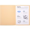 Paquete de 100 fundas para archivadores de cartón reciclado 250 g Foldyne Forever, para formato A4 Arena