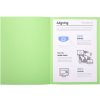 Paquete de 100 fundas de cartón reciclado para archivadores 250 g Foldyne Forever, para tamaño A4 Verde lima