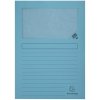 Paquete de 25 carpetas con ventana Forever A4 - Azul claro