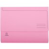 Paquete de 10 carpetas con tapa A4 rosa